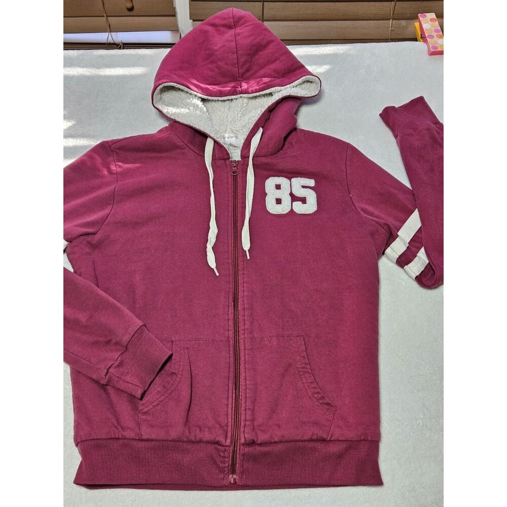 Flirtitude Active Zip Up Hoodie Red Womens Large